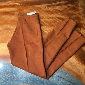 Vintage BIG E Levi’s Staprest Nuvo Cotton Poly Pants 1960s USA 29x29 brown